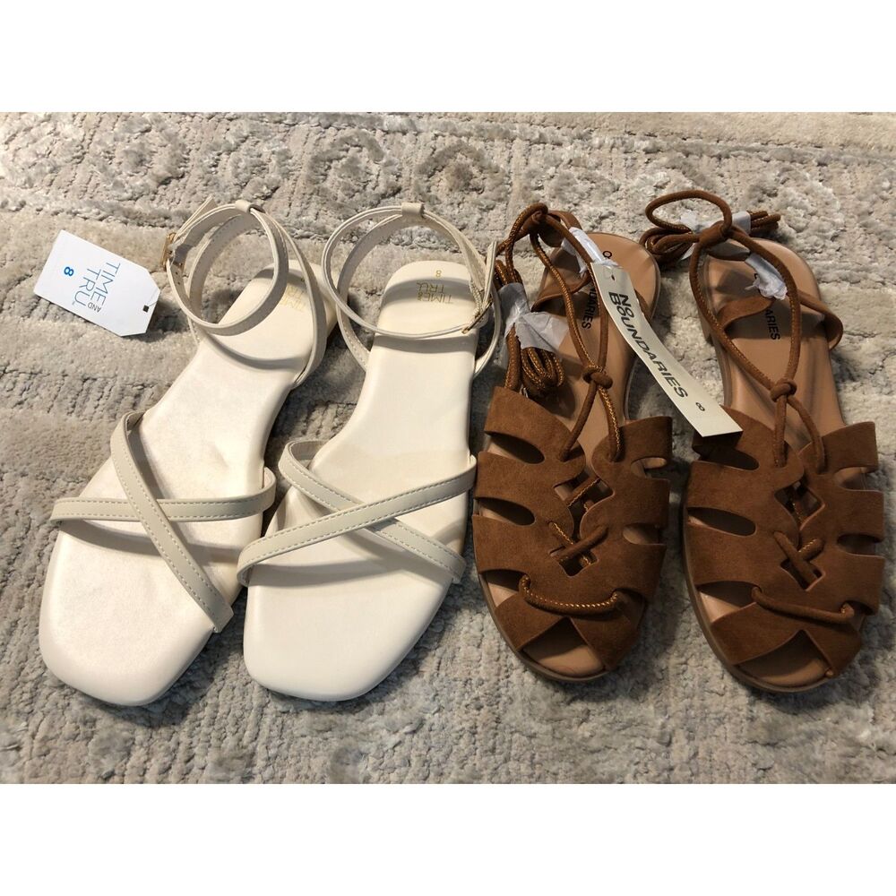 Woman's Size 8 Sandal Bundle New